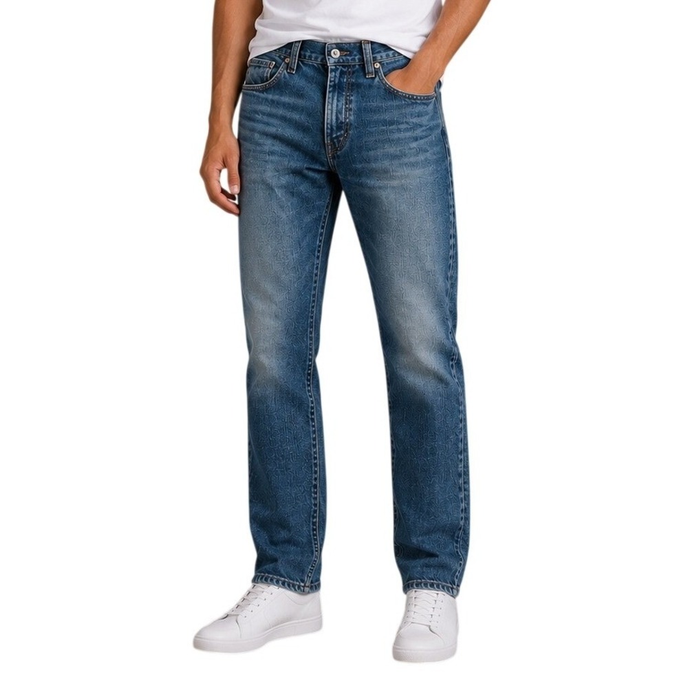 Levis 511 Dark Wash‎ Distressed Skinny Jeans Men's 30x32